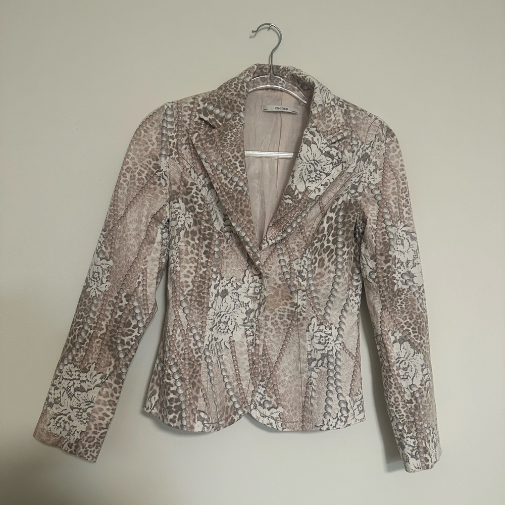 VINTAGE ITALIAN beaded blazer (size: XS) - Picture 3 of 3
